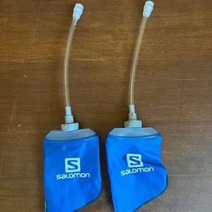 2 Salomon Hydrapack Soft Flasks - 500 ML/17 OZ Straw 28